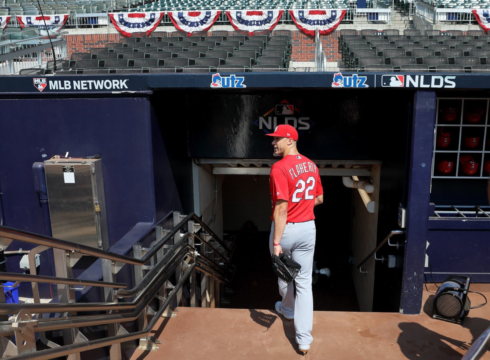 St. Louis Cardinals practice before Game 1 of NLDS in Atlanta